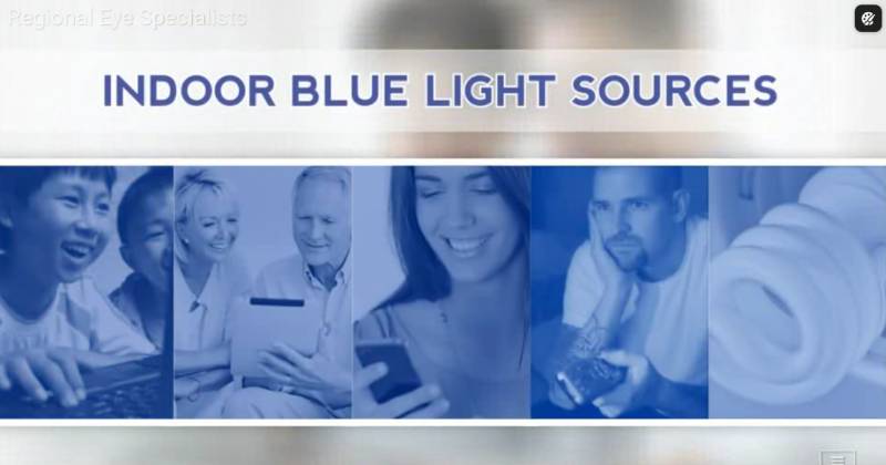 indoor blue light sources