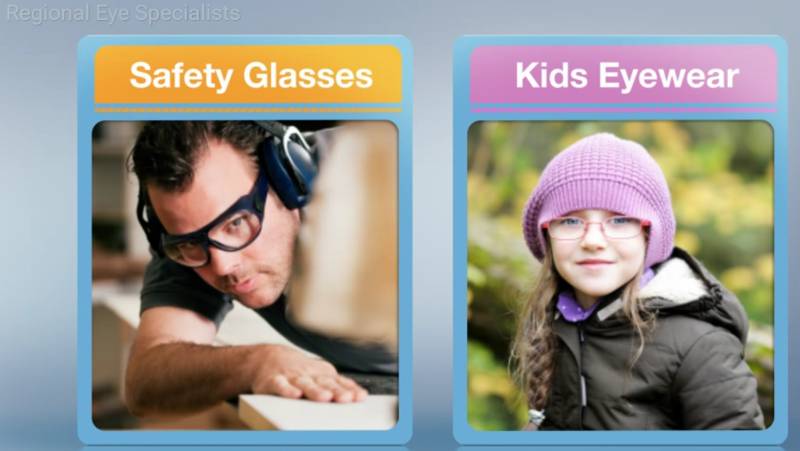 Safety glasses and kids eyewear